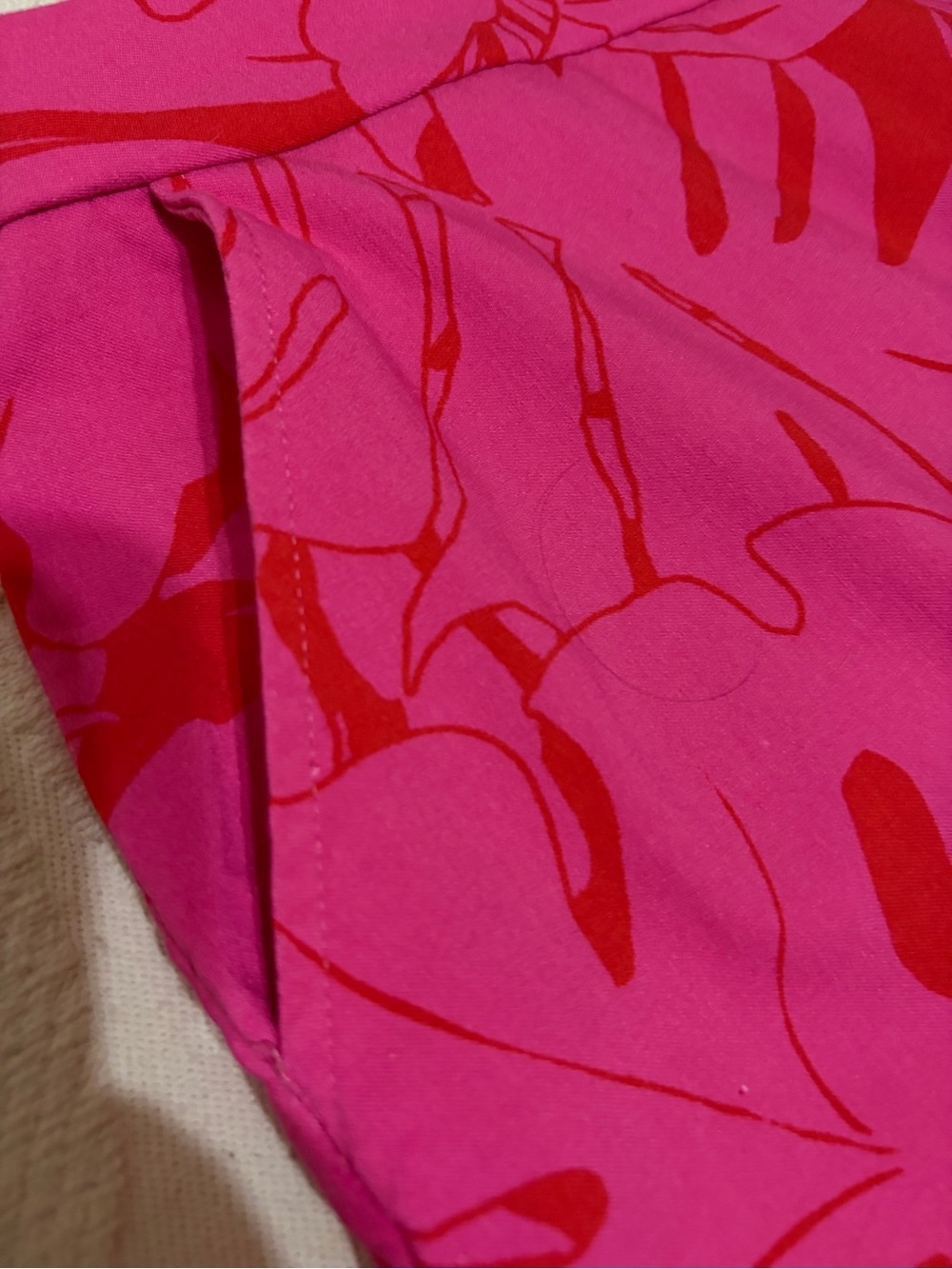 Rafaella size XL bright pink skort with floral design. Preppy perfection. - Picture 11 of 13